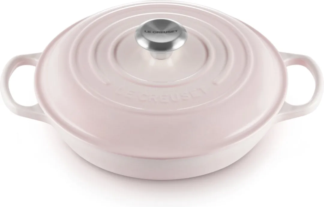 Le Creuset Braadpan Signature Campagnard Roze Ø26cm