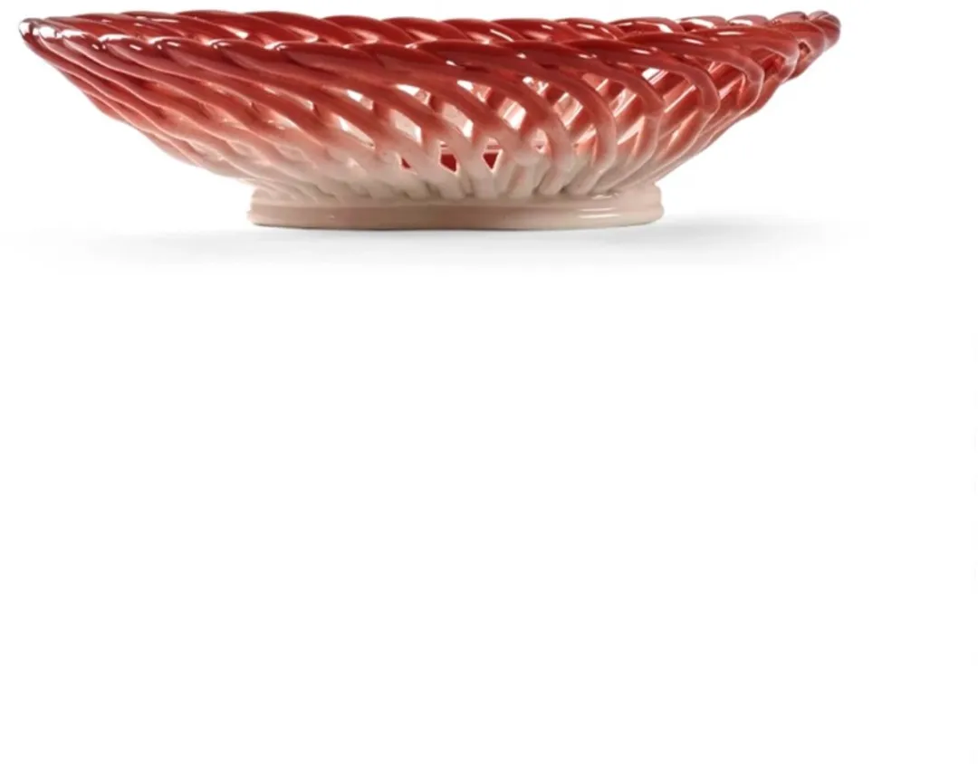 Serax Wouters & Hendrix Salvador Schaal 27x22cm - Rood/Wit