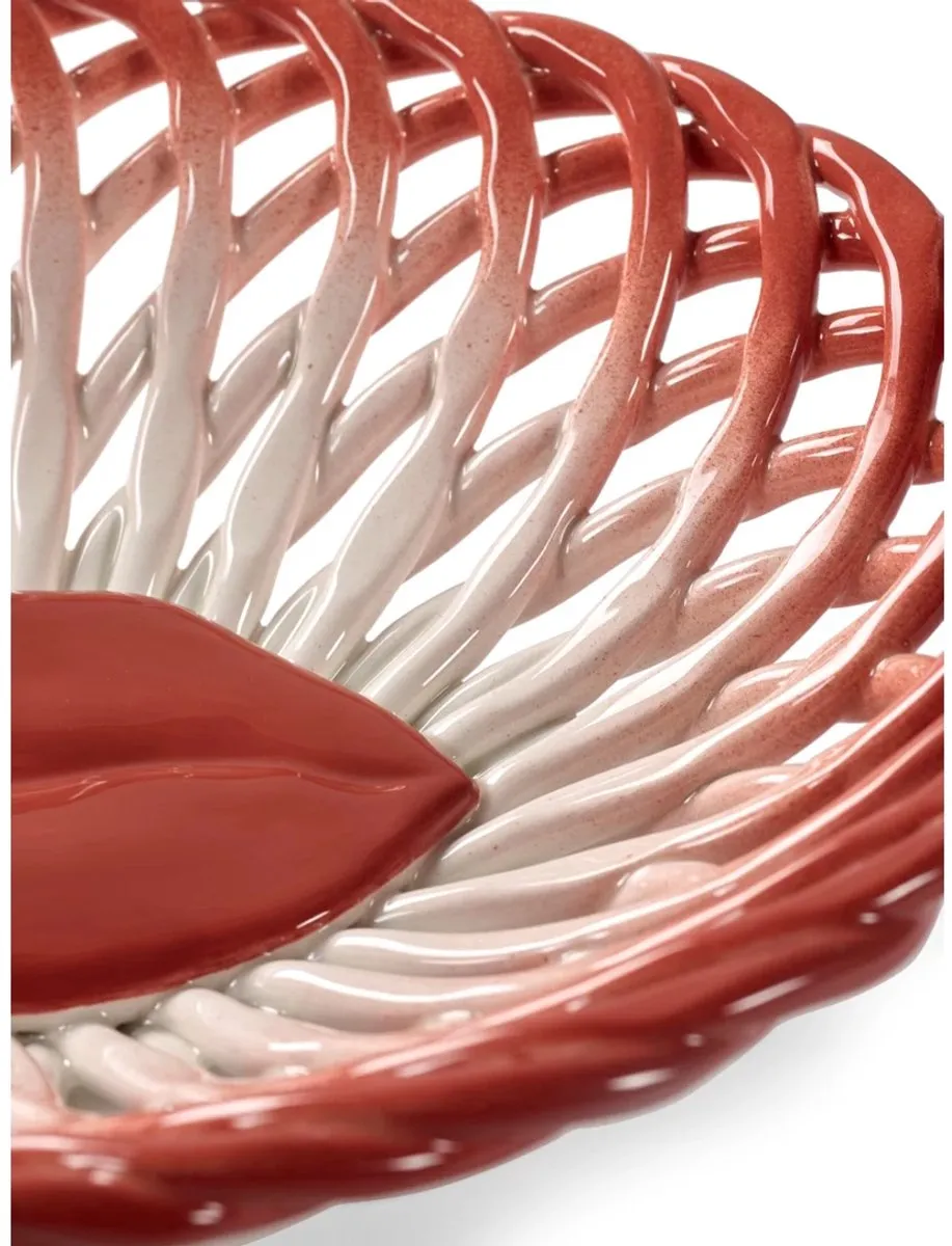 Serax Wouters & Hendrix Salvador Schaal 27x22cm - Rood/Wit
