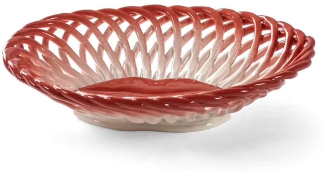 Serax Wouters & Hendrix Salvador Schaal 27x22cm - Rood/Wit