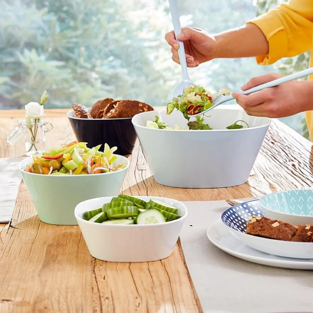 Mepal Conix Salade Set 6-delig - 25cm - Wit