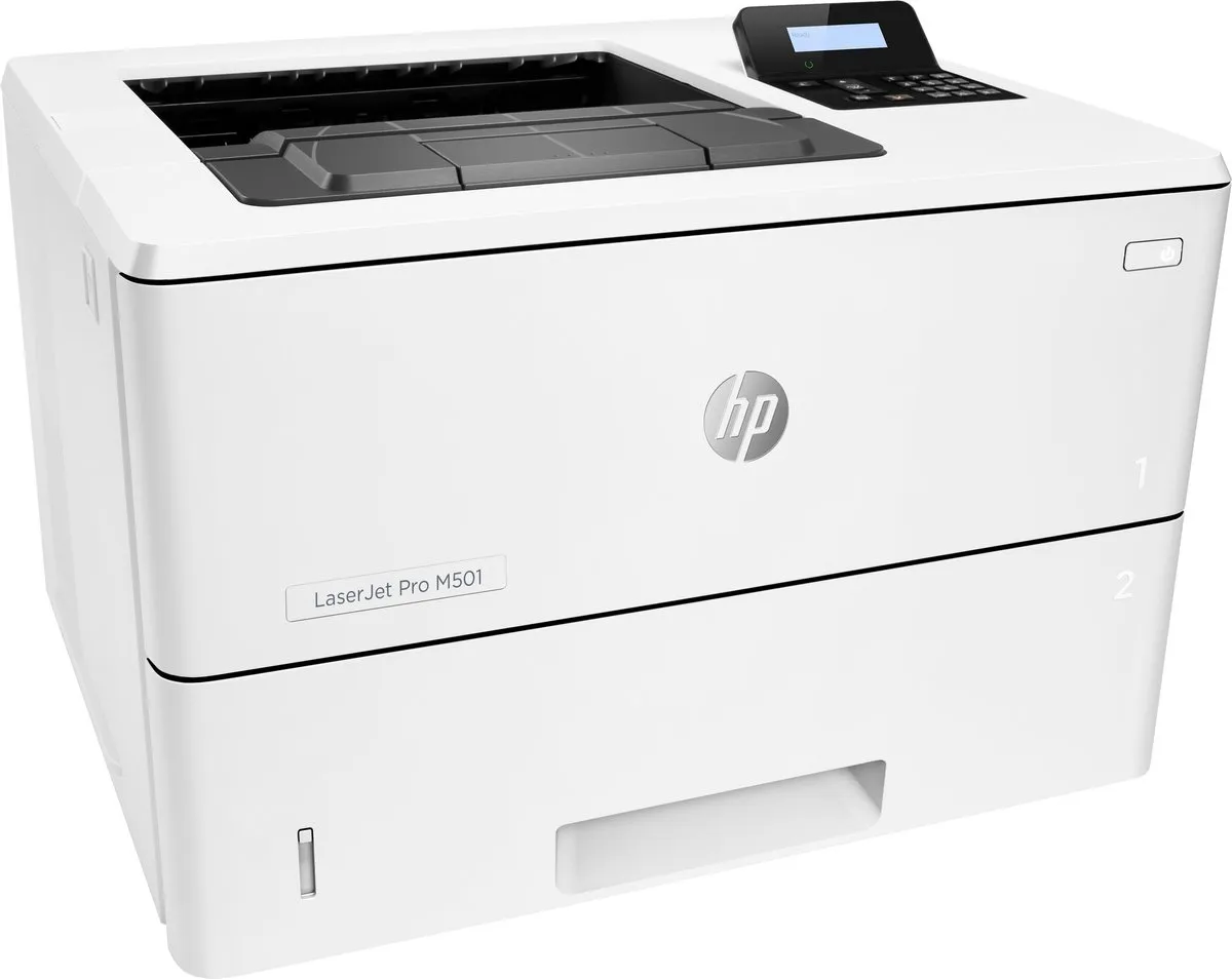 HP LaserJet Pro M501dn Zwart-wit Printer - Grijs