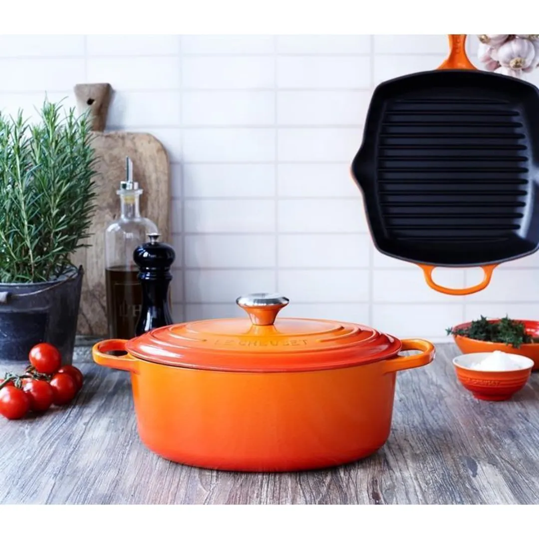 Le Creuset Braadpan Signature Oranjerood Ø31cm