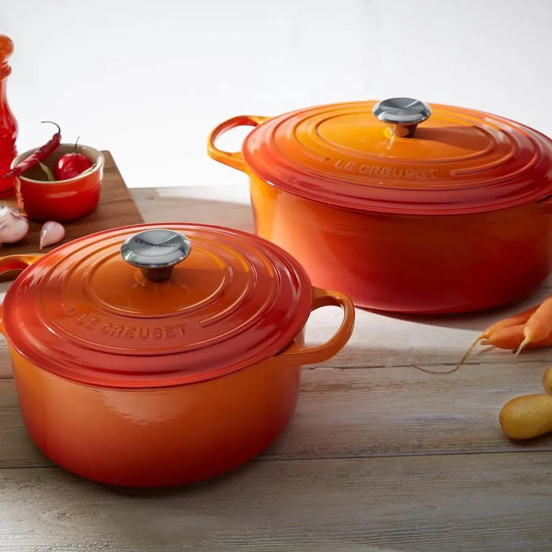 Le Creuset Braadpan Signature Oranjerood Ø31cm