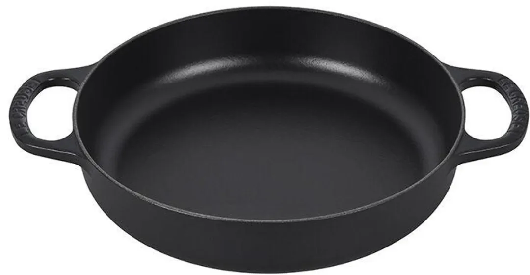 Le Creuset Gietijzeren Pan 28cm - 3,2L - Matzwart - afbeelding 6 van 6