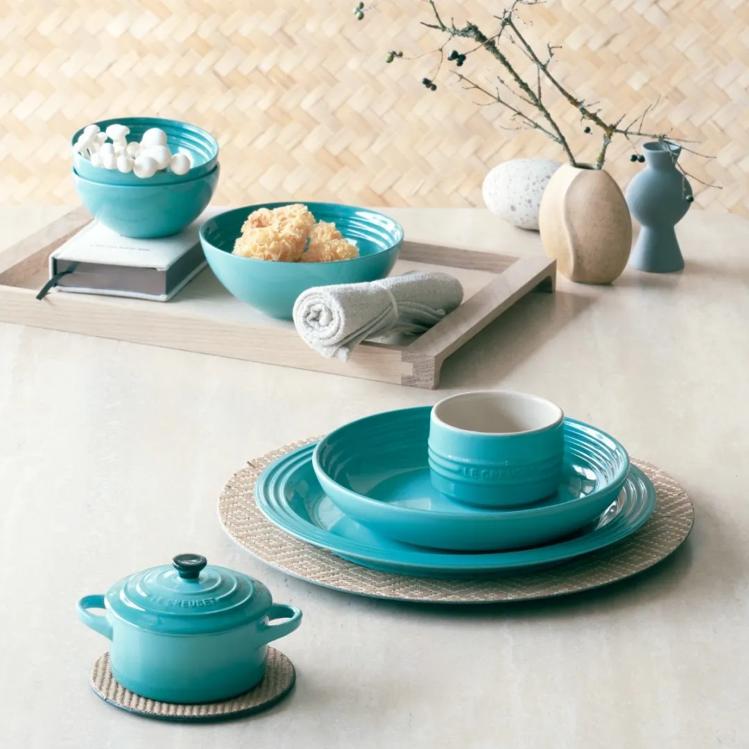 Le Creuset Dinerbord Caribbean Blue - ø 27 cm