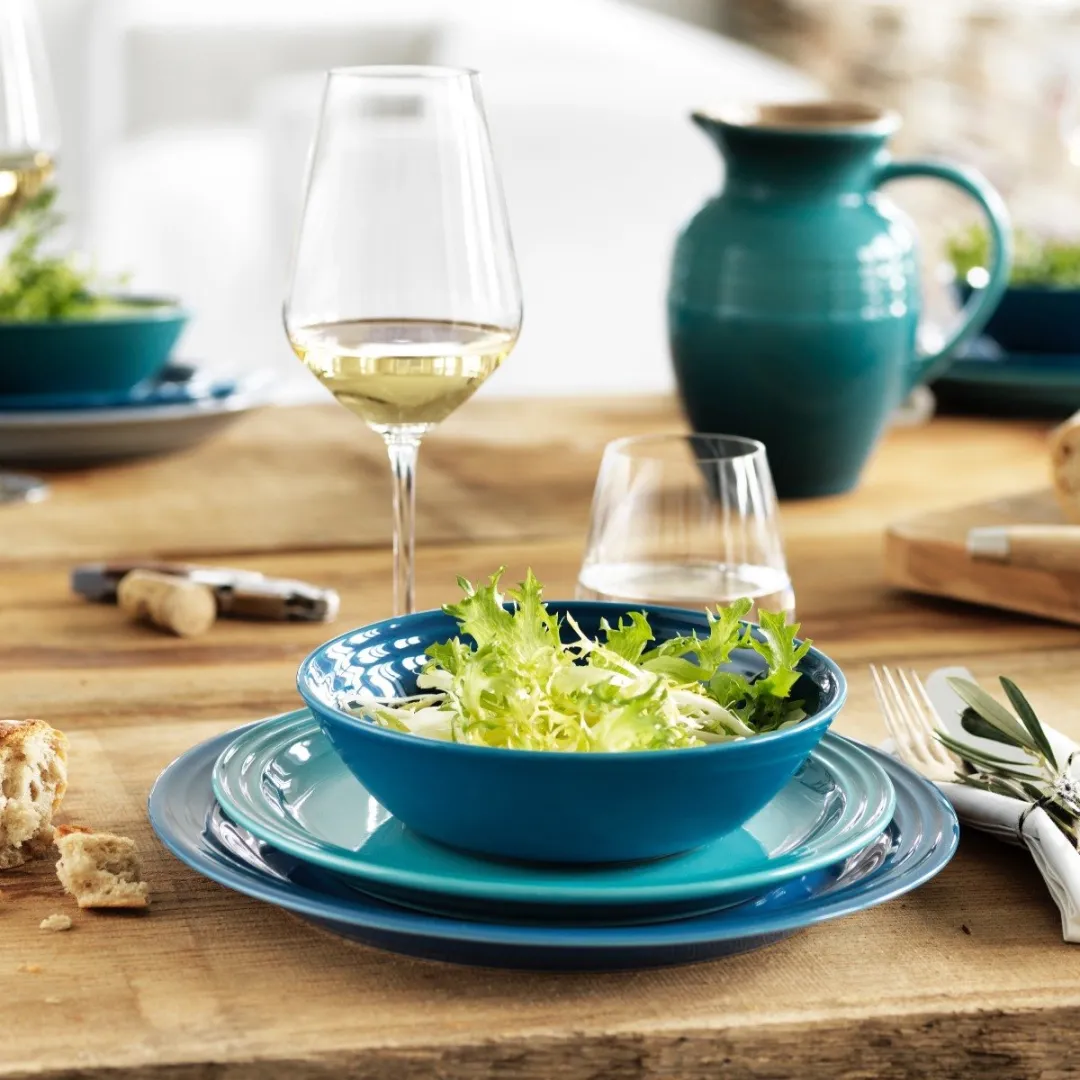 Le Creuset Dinerbord Caribbean Blue - ø 27 cm