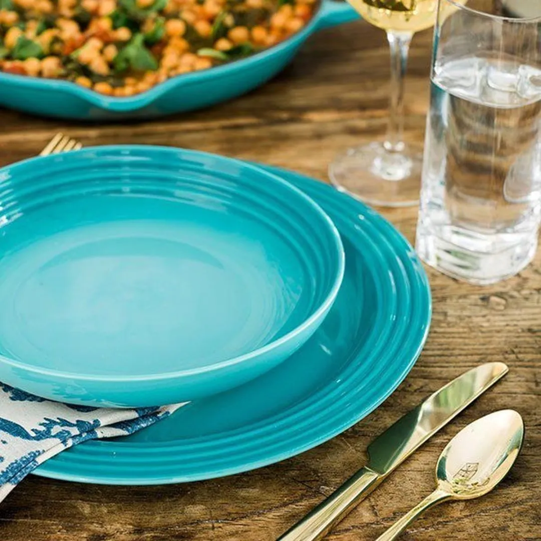 Le Creuset Dinerbord Caribbean Blue - ø 27 cm