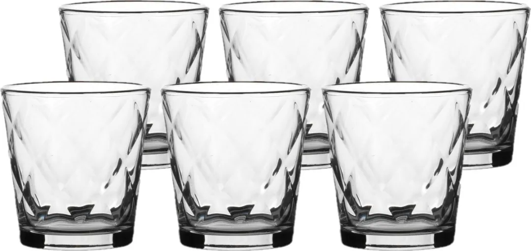 Bormioli Rocco Kaleido Waterglazen - 6x 240ml - Transparant