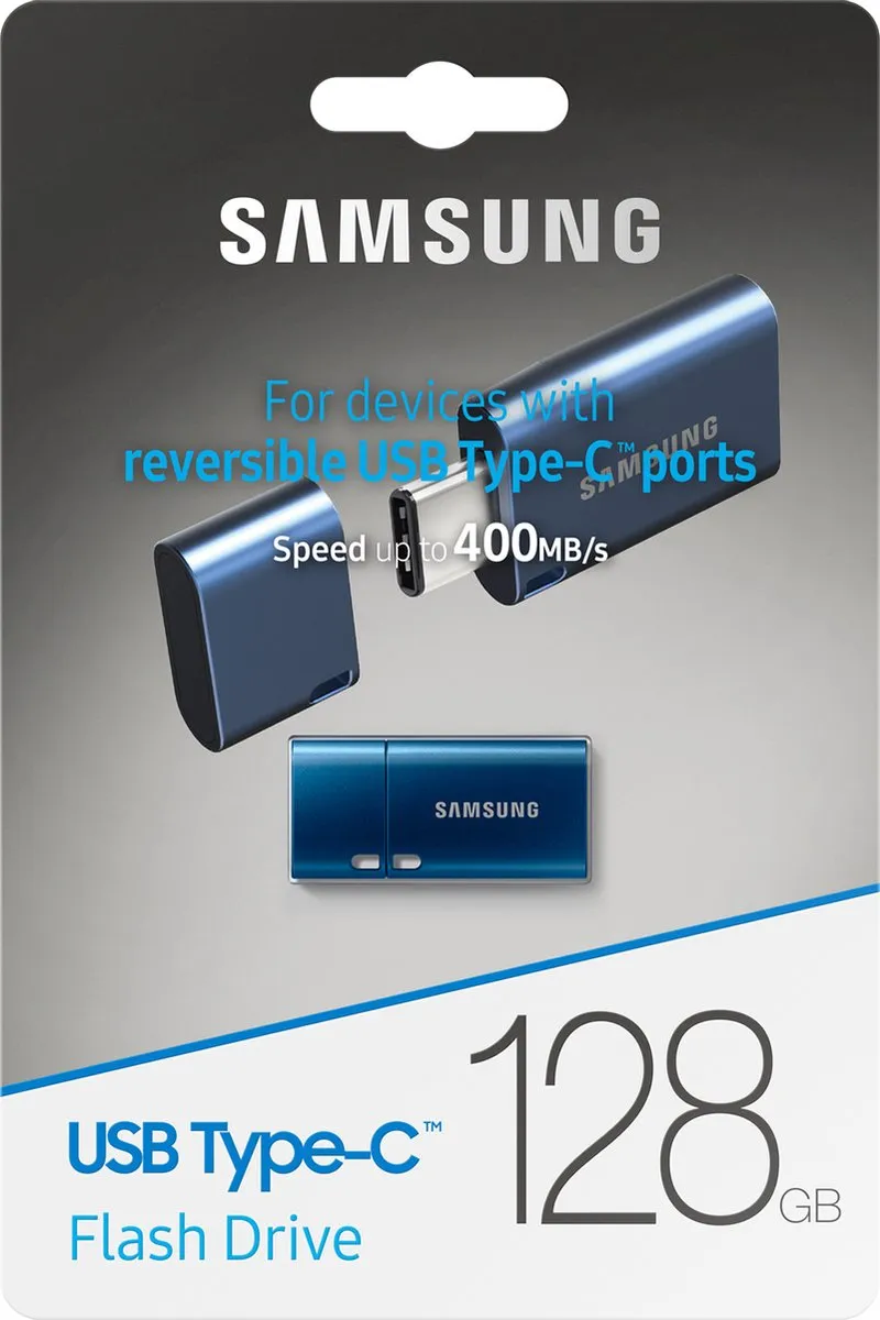 Samsung MUF-128DA/APC USB Stick 128GB - USB 3.1 - Blauw