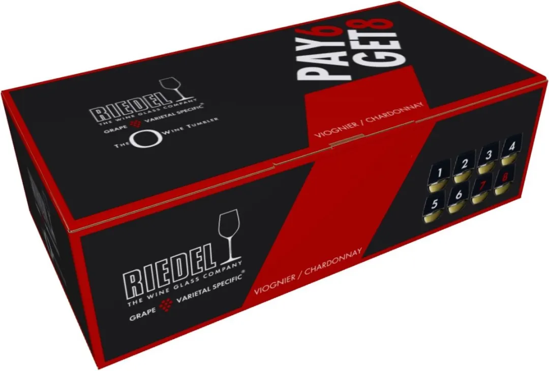 Riedel O Wine Viognier/Chardonnay Wijnglazen - 8 Stuks