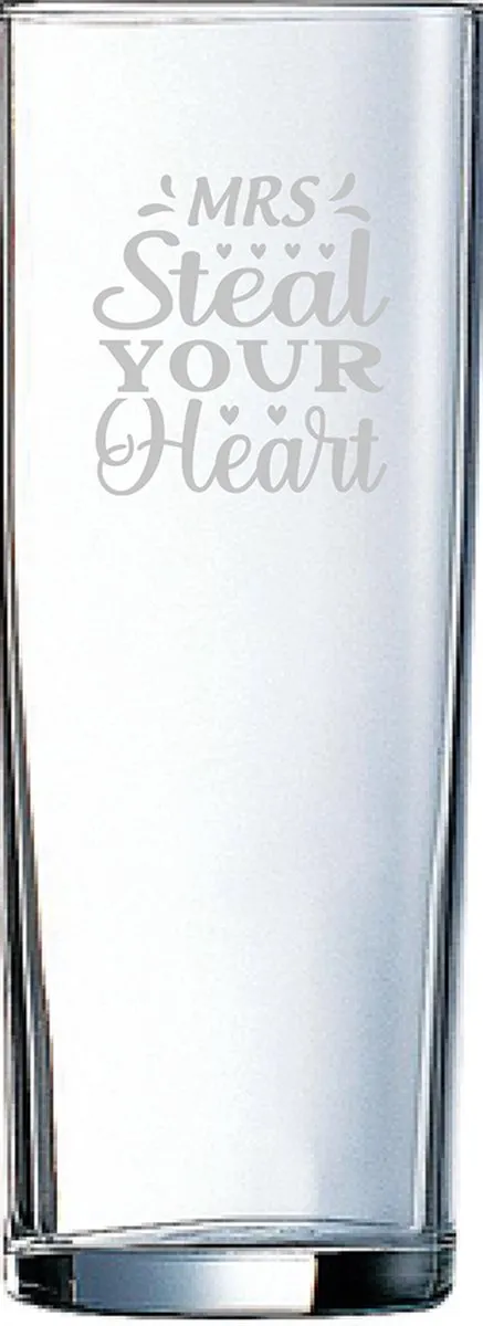 Arcoroc Mrs. Steal Your Heart Gegraveerd Longdrinkglas 31cl