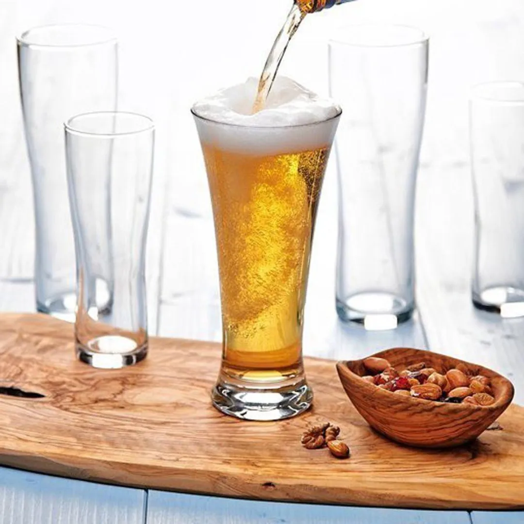 Pasabahce Bierglazen 6x - 0.33l - Ø9cm