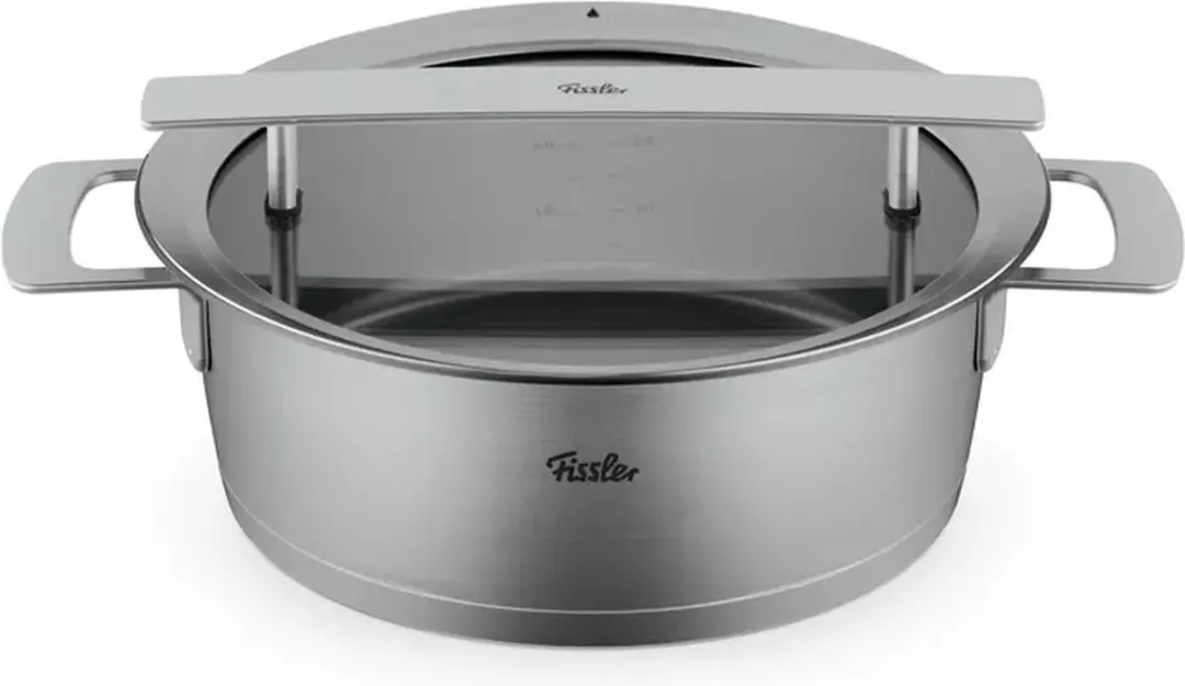 Fissler Phi Collection Lage Kookpot Ø24cm - 3,9L - Zilver