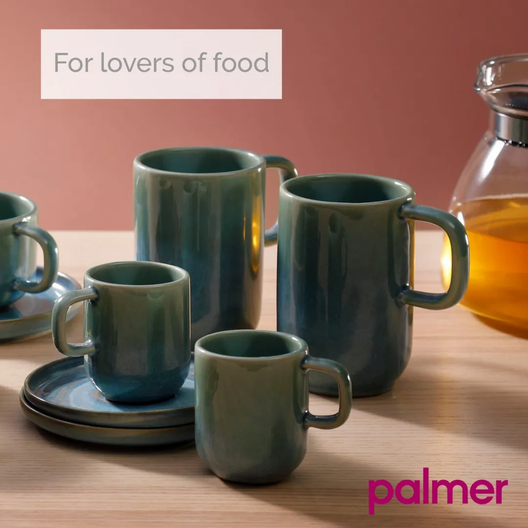 Palmer Miami Espressokop & Schotel 80ml - 2 Stuks - Groen - afbeelding 6 van 6