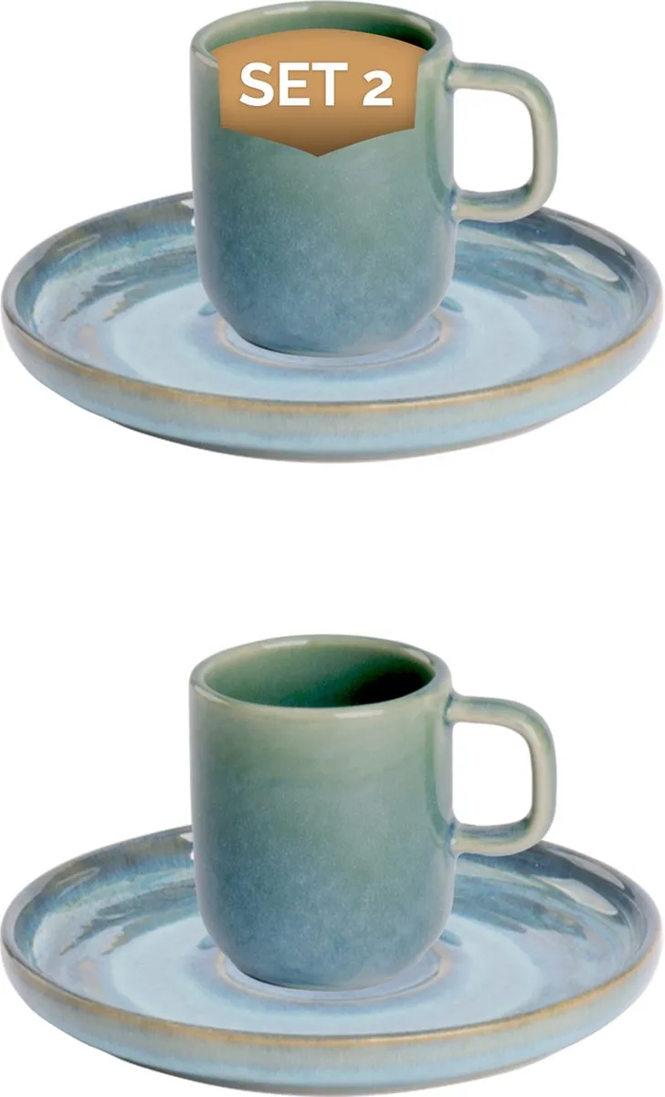 Palmer Miami Espressokop & Schotel 80ml