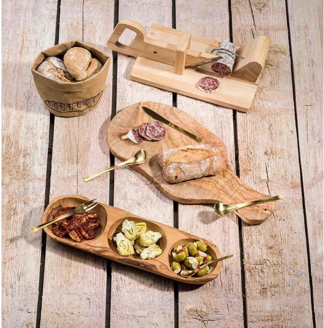 Cosy&Trendy Antipasta Bord Olijfhout - Ø25cm