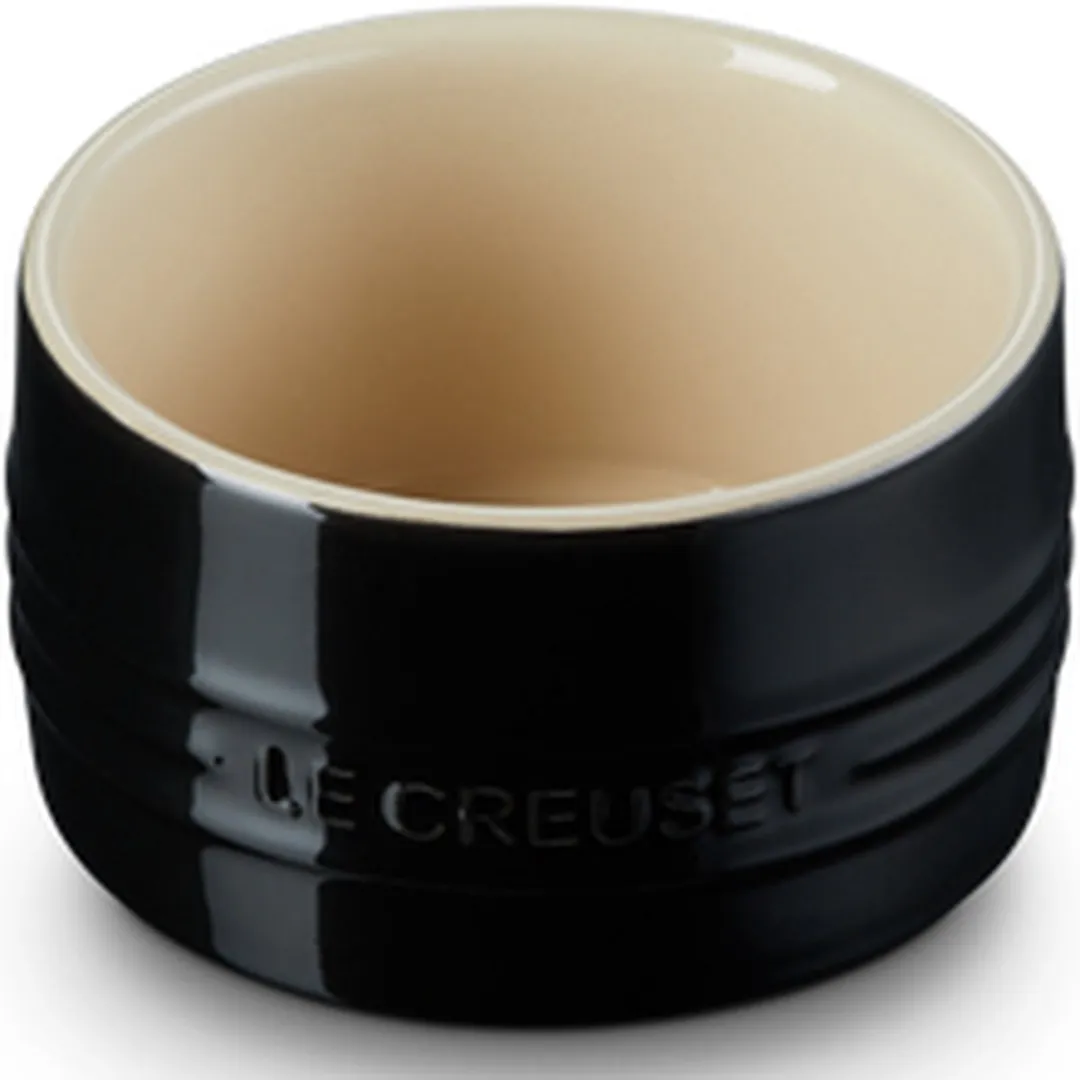 Le Creuset Ebbenzwart Stapelbare Schaaltjes 9cm - 6 Stuks
