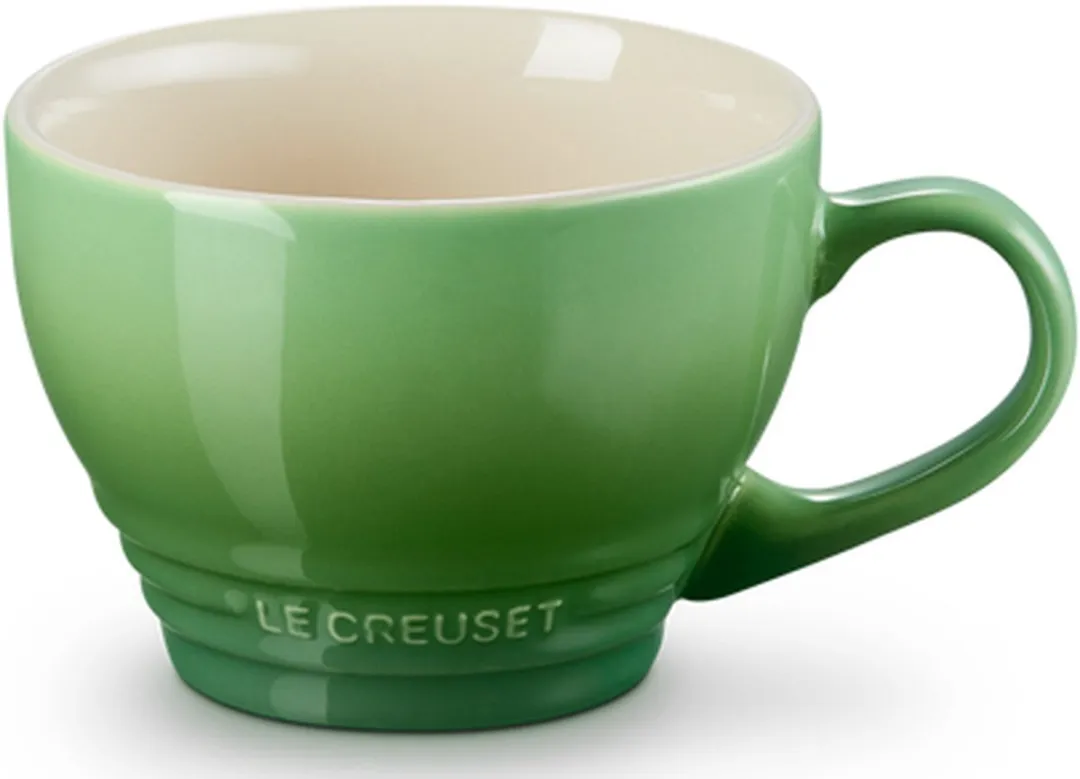 Le Creuset Cappuccino Mok Bamboo 0,4L - Groen