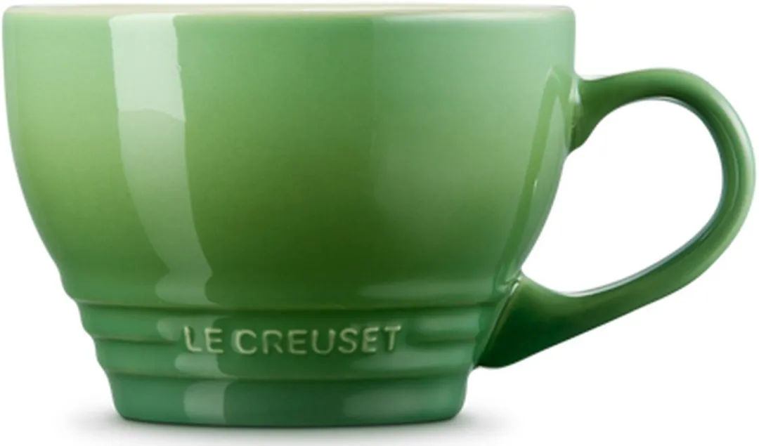 Le Creuset Cappuccino Mok Bamboo 0,4L - Groen