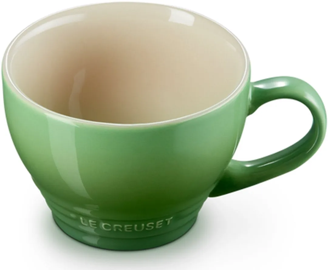 Le Creuset Cappuccino Mok Bamboo 0,4L - Groen