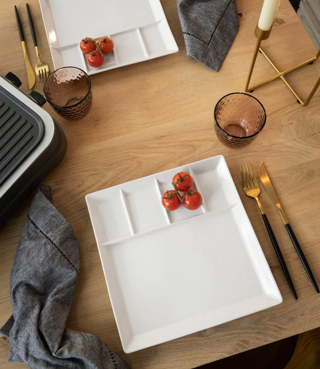 Svenska Living Wit Fonduebord 5-vaks - 24cm