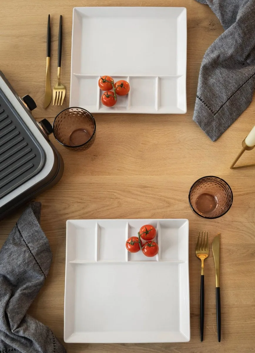 Svenska Living Wit Fonduebord 5-vaks - 24cm
