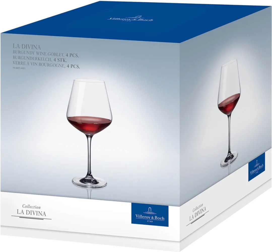 Villeroy & Boch La Divina Bourgogne Wijnglazen - 0.68L - Set van 4 - afbeelding 6 van 6