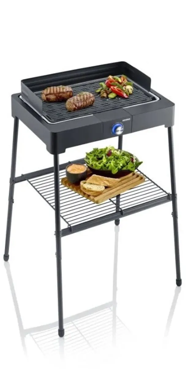 Severin PG8568 Staande Grill - 1 Brander - Zwart