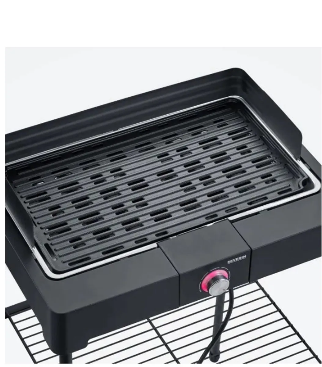 Severin PG8568 Staande Grill - 1 Brander - Zwart