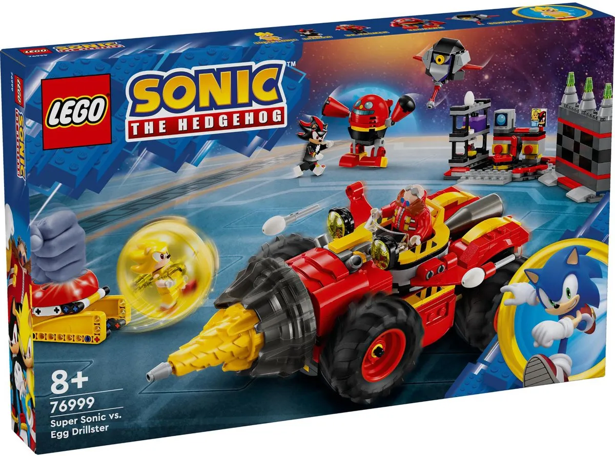 LEGO Sonic Super Sonic vs. Egg Drillster 76999 - 590 Stukken