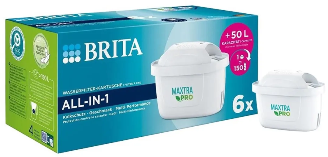 BRITA Maxtra Pro Waterfilterpatronen 6 Stuks - Blauw