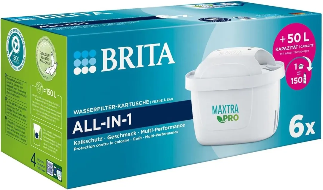 BRITA Maxtra Pro Waterfilterpatronen 6 Stuks - Blauw