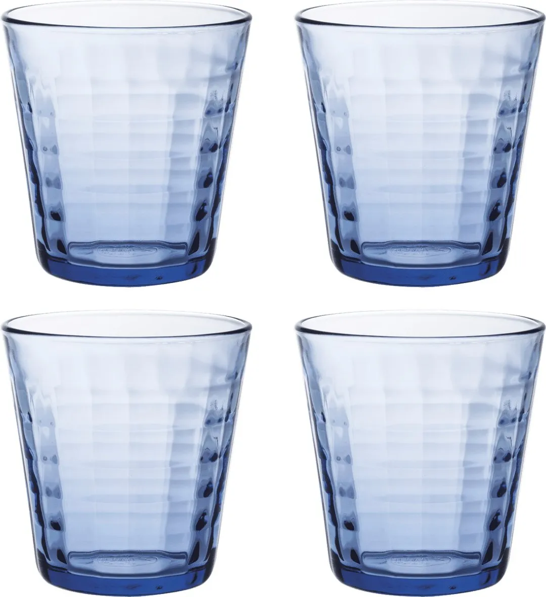 Duralex Prisme Waterglas 27,5cl - Blauw - 4 Stuks