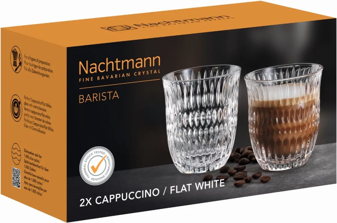 Nachtmann Ethno Barista Cappuccino-/Flat Whiteglas 234ml - 2 Stuks