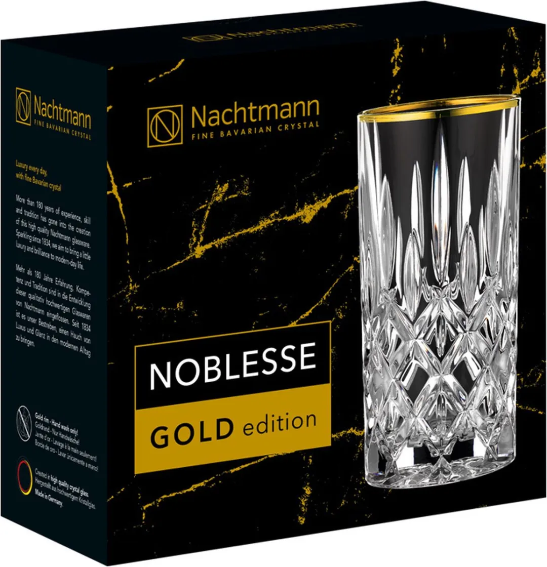 Nachtmann Noblesse Longdrinkglazen - 375ml - 2 Stuks