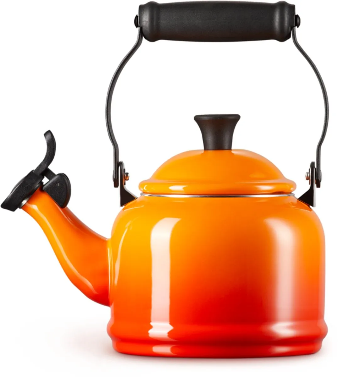 Le Creuset Fluitketel Demi 1.1L - Oranje