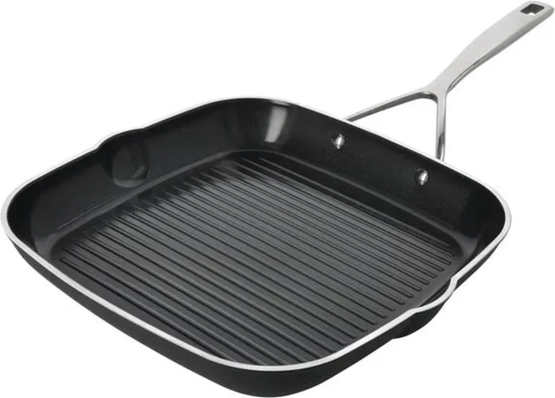 Demeyere Alu Pro 5 Ceraforce Grillpan 28cm - Zwart/Zilver
