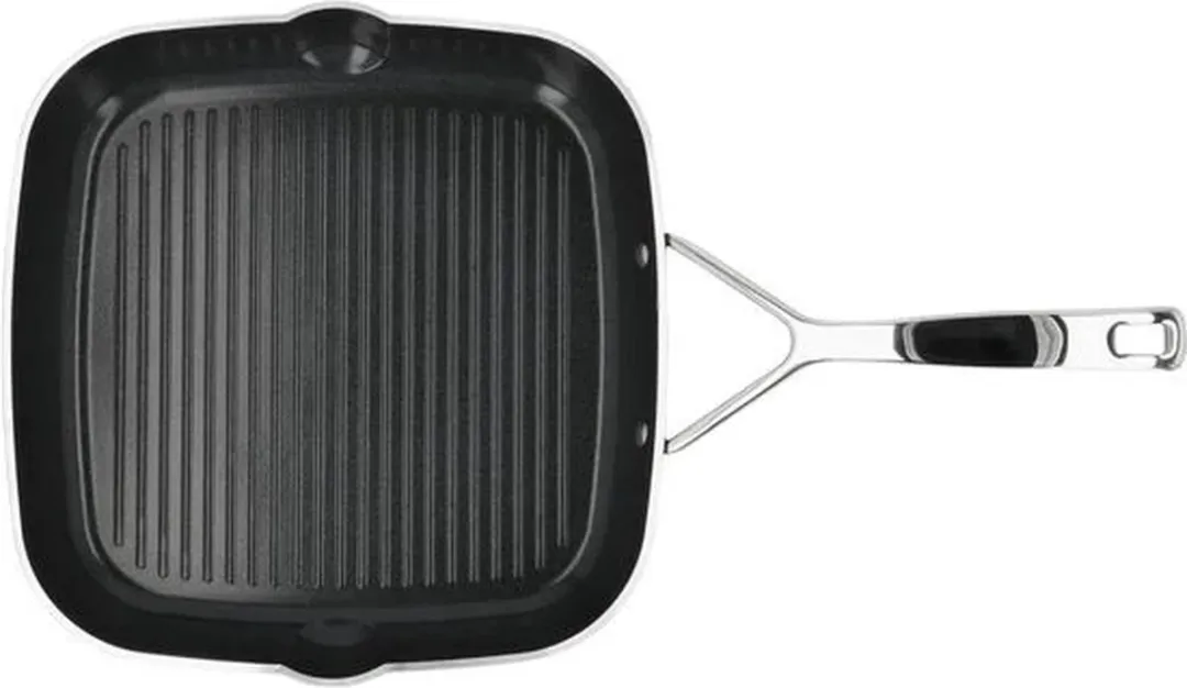 Demeyere Alu Pro 5 Ceraforce Grillpan 28cm - Zwart/Zilver