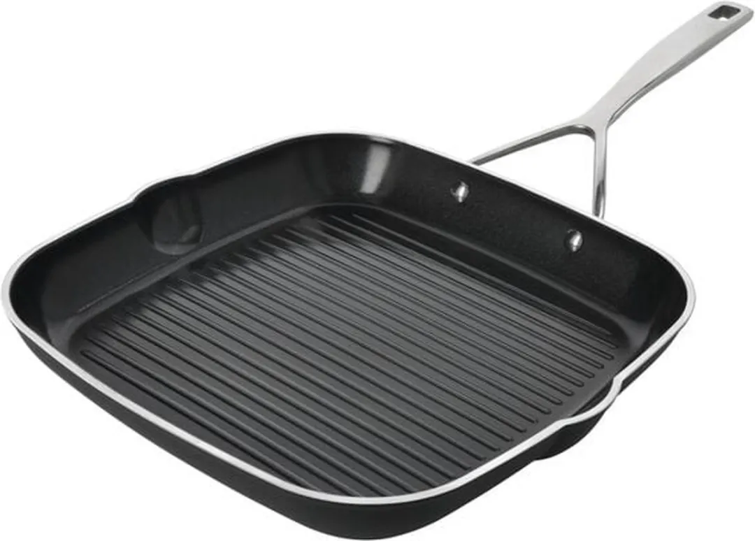 Demeyere Alu Pro 5 Ceraforce Grillpan 28cm - Zwart/Zilver