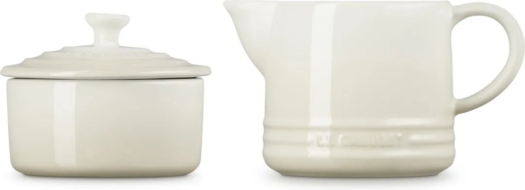 Le Creuset Suiker- en Melkset Meringue - 550ml - Crème