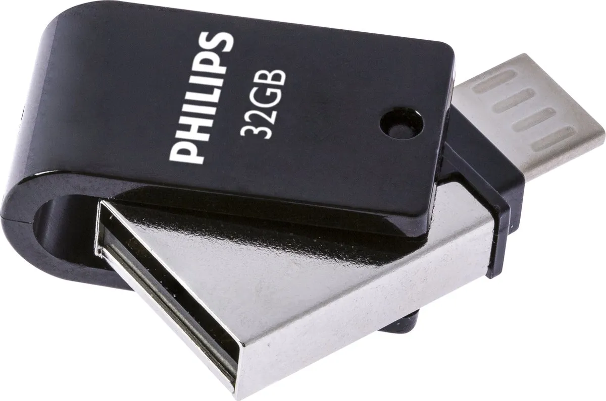 Philips FM32DA148B USB-Stick 32GB - Zwart