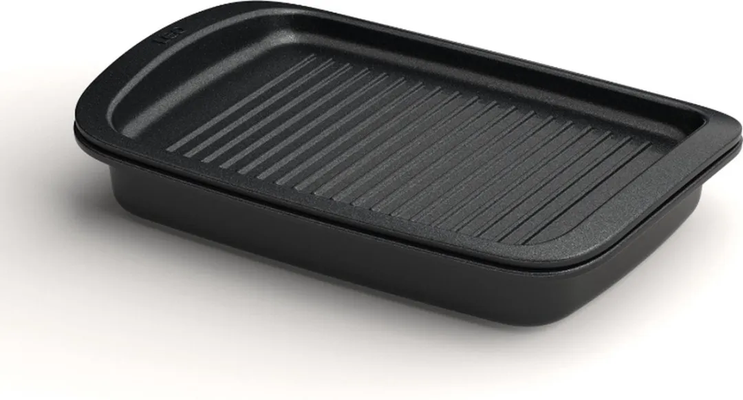 BergHOFF LEO Grillplaat Antikleef Graphite 42x27,5cm - Zwart - afbeelding 6 van 6