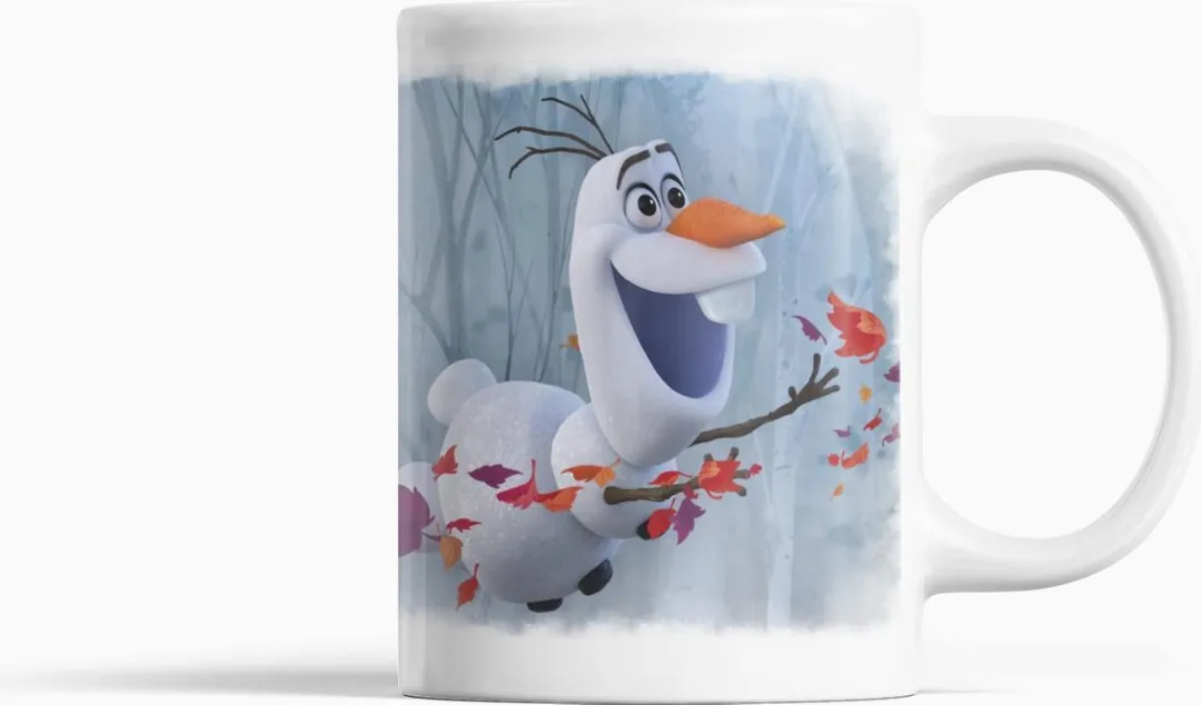 Disney Frozen Olaf Mok - 325ml - 8cm - Wit