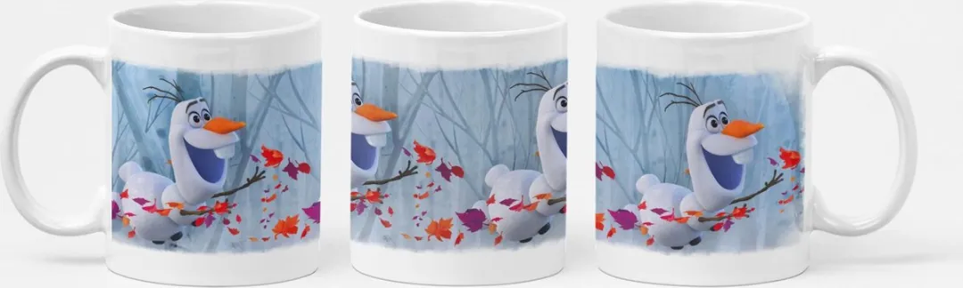 Disney Frozen Olaf Mok - 325ml - 8cm - Wit