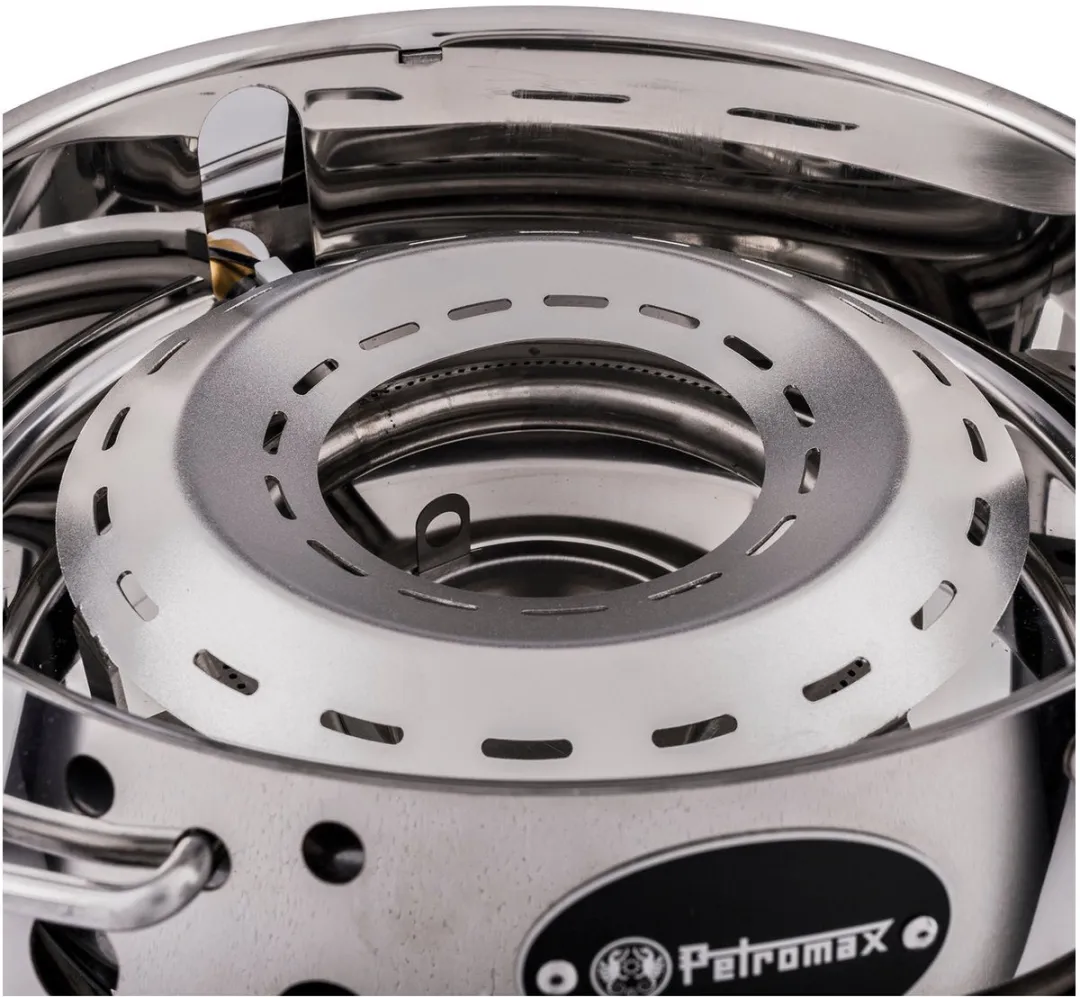 Petromax Atago Gasgrill 28cm - 4 Burgers - Roestvrijstaal