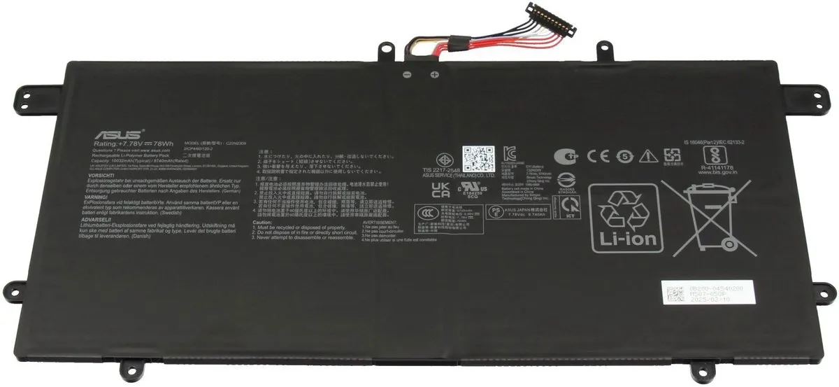 ASUS C22N2309 Laptopbatterij 78Wh