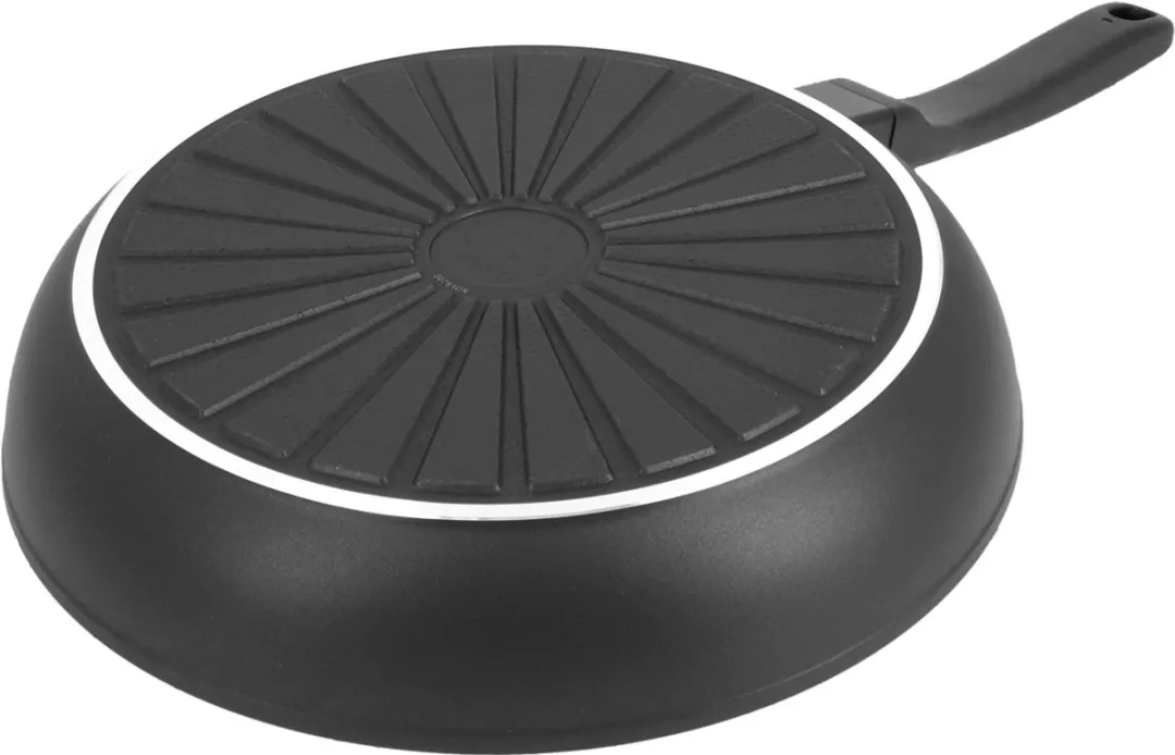 Demeyere Alu Bistro 3 Duraslide Koekenpan 28cm - Zwart