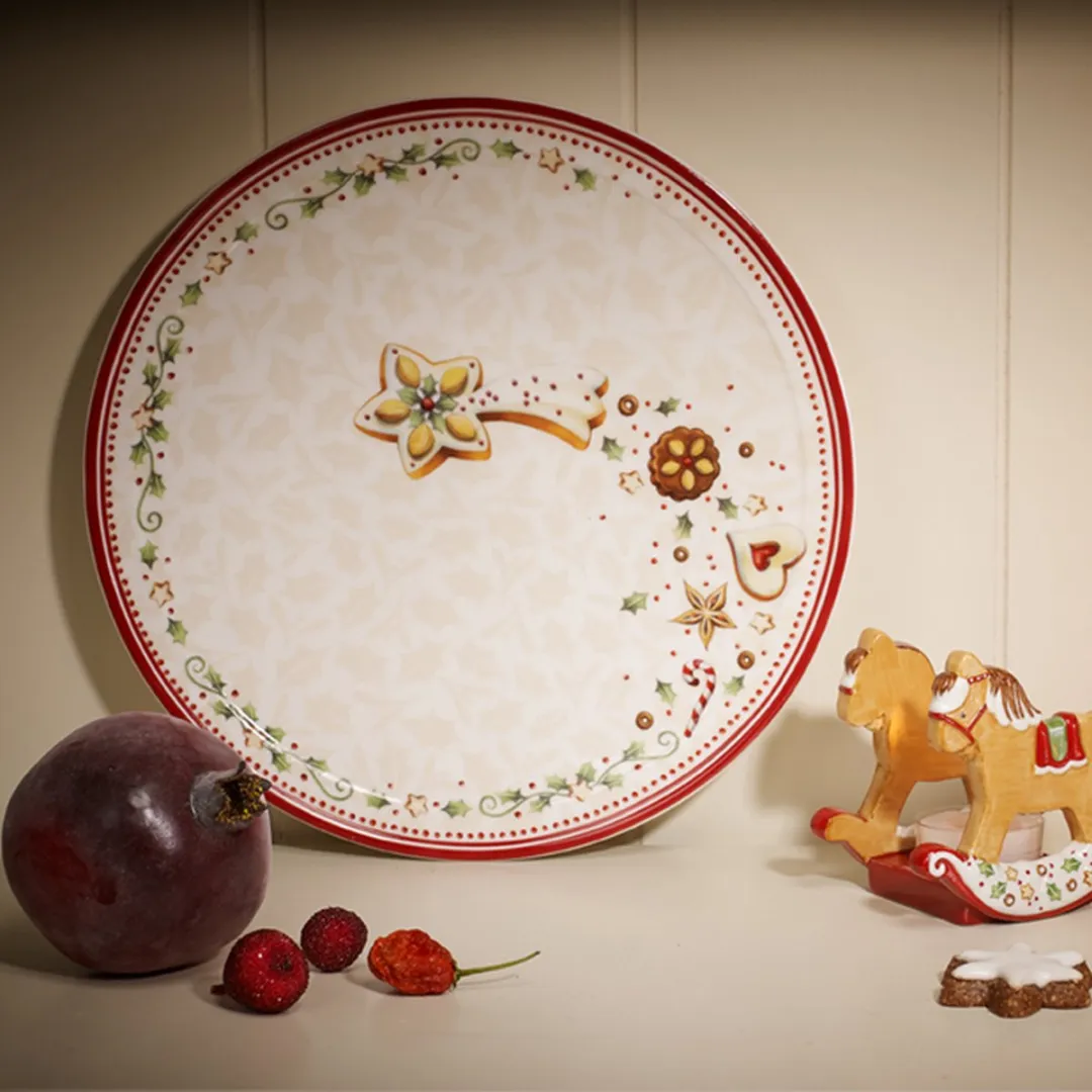 Villeroy & Boch Winter Bakery Delight Ontbijtbord 22cm - Vallende ster - Multi