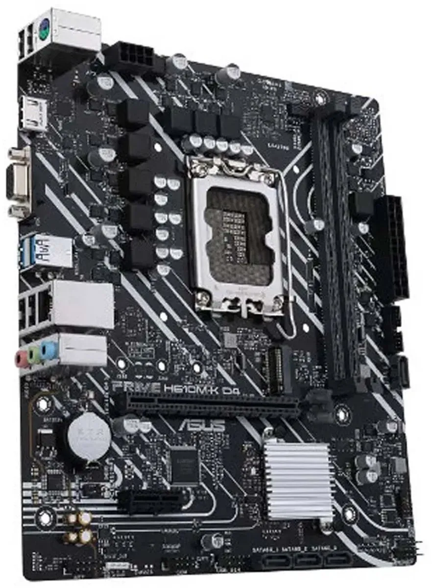 ASUS Prime H610M-K D4 Micro-ATX Moederbord